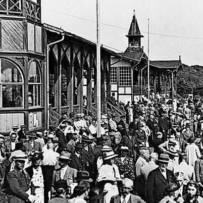 Rennbahn um 1922 - Quelle: Bildarchiv Stadt Doberan