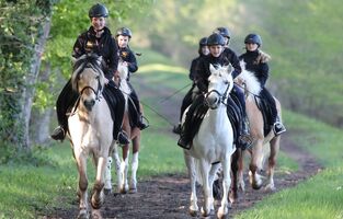 Ausritt bei den Reiterferien in Wendorf